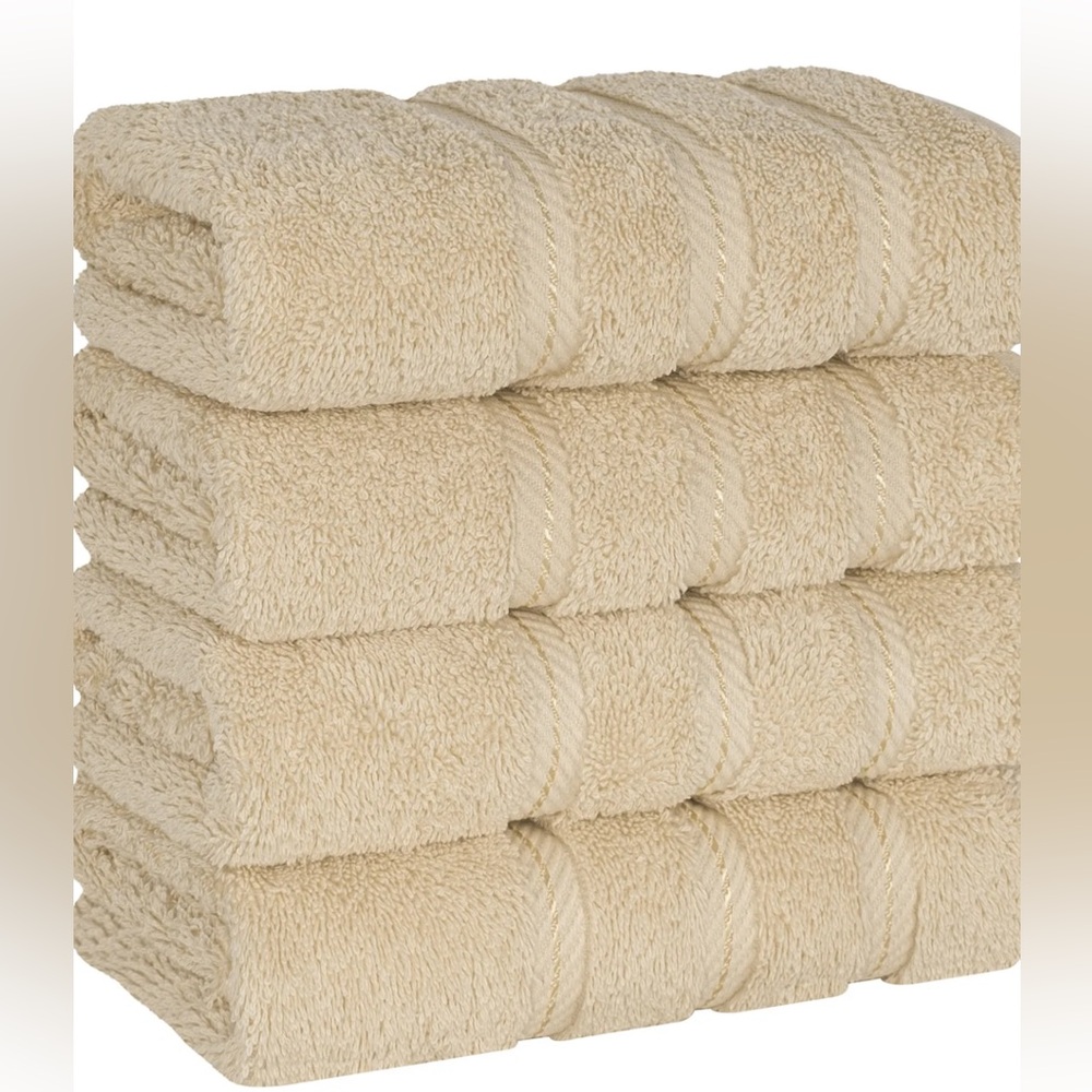 American Soft Linen 6 Piece Luxury Hand Towel Set.  100% Turkish Cotton.  New.